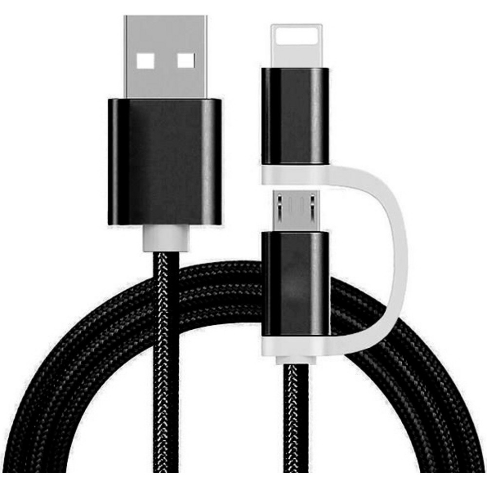 Кабель Apple iPad/iPhone/iPod Anschlusskabel [1x Micro-USB-Stecker, Apple Lightning-...