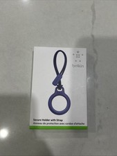Belkin Secure Holder with Strap for Apple AirTag Blue NEW