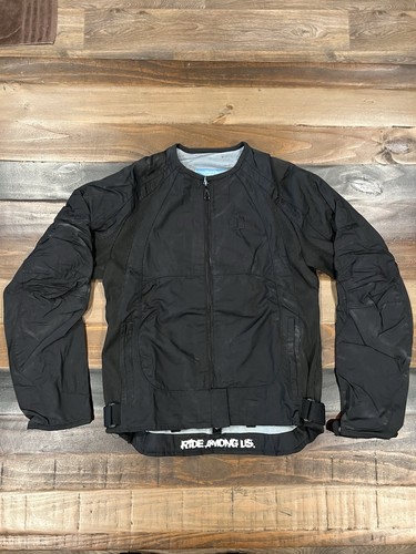 Icon Merc Jacket Motorcycle Women’s Size XL Black Preowned Without Insert Pads