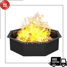 Smokeless Fire Pit 40-Inch Outer 36-Inch Inner Diameter, Large Solid