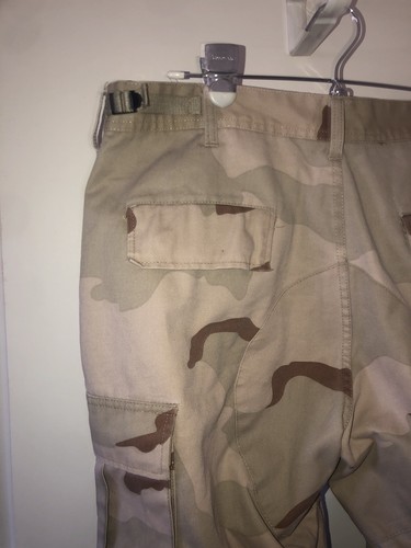 BACKBONE Herren dreifarbige Wüstentarn Cargohose Gr. 34x32 Militär taktisch BDU - Bild 10 von 13