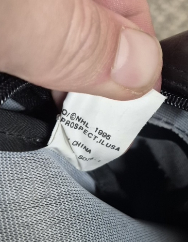 Mochila bolsa de hockey vintage de los años 90 Detroit Red Wings NHL mercancía coleccionable para fanáticos - Imagen 9 de 10