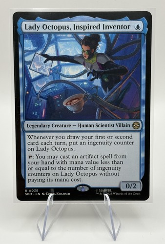 Lady Octopus, Inspired Inventor - Marvel's Spider-Man (SPM) - MTG Rare #35 | Reg - Picture 2 of 4