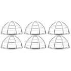 6 pcs Detector Cover - Metal Wire Guard Detector Bracket Cage Guard