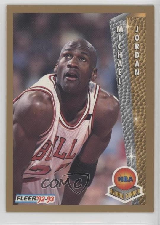 1992-93 Fleer Award Winner Michael Jordan #246 HOF