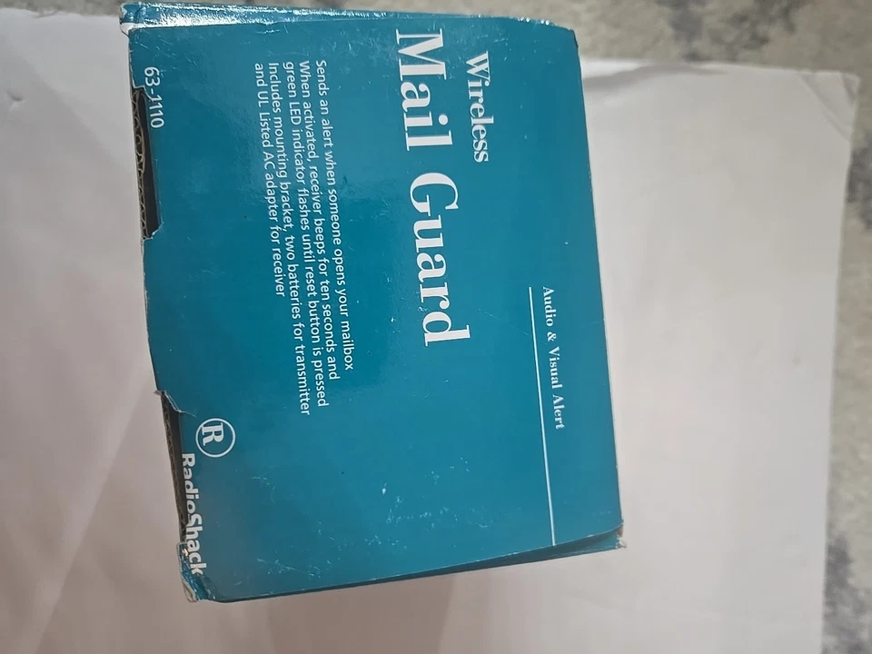RadioShack Wireless Mail Guard 63-1110 - Mailbox Open Alert Device Security ULN - Image 3 of 4