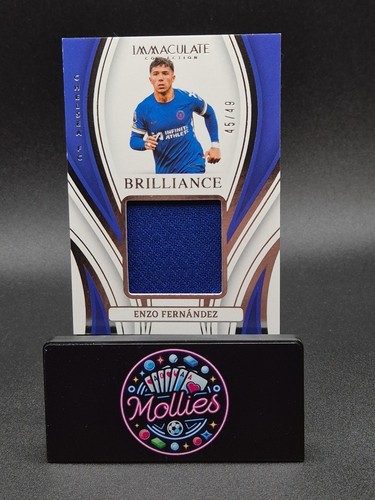 Enzo Fernandez 2023-24 Panini Immaculate Collection Brilliance Patch /49 Chelsea - Picture 1 of 2
