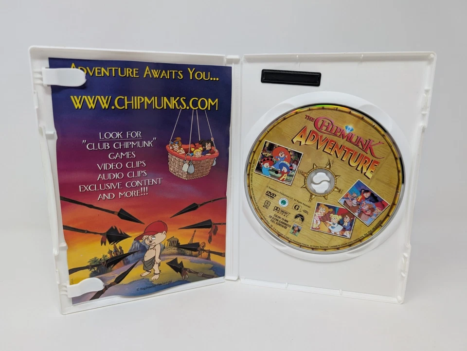 Alvin and the Chipmunks: The Chipmunk Adventure (DVD, 2006) Tested - Image 3 of 4