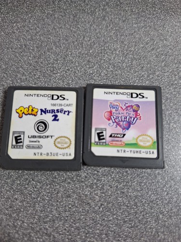 Nintendo DS Games Pets Nursery 2 AND My little Pony Pinkie Pies Party - Picture 1 of 2