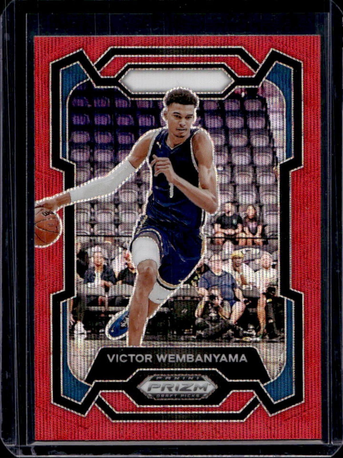 2024 Prizm Draft Picks Victor Wembanyama Red Wave #99