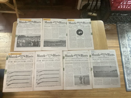 Vintage Muzzle Blasts Magazine 24 Issues Lot from 1942,1943.