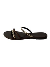 NICOLAS LAINAS thong sandals, flat, size 38, BRW