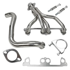 Exhaust Manifold Header Fit For W Downpipejeep Wrangler Tj 197-99 2.5 L43hi8