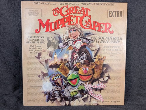 The Great Muppet Caper Original Soundtrack, Vinyl Record LP Album 1981 VG - Picture 1 of 4