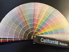 California Paints Fan Deck Interior Design Exterior Paint Chips Samples