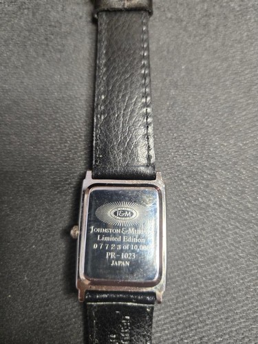 NOS VINTAGE JOHNSTON & MURPHY J&M LIMITED EDITION #7723 OF 10,000 QUARTZ WATCH - Picture 3 of 7