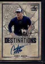 2020 Leaf Ultimate #UD-CM3 Coby Mayo Ultimate Destinations Silver Spectrum #/15