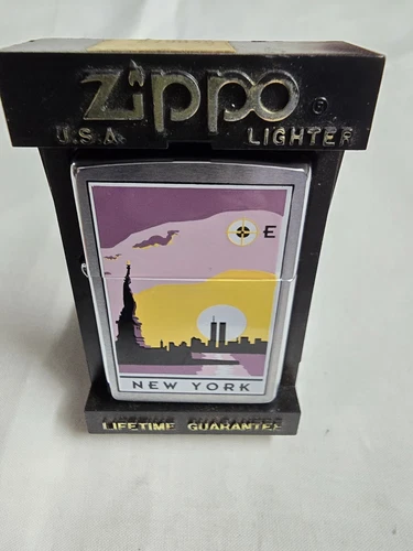 Zippo 2001 Destination Series New York Lighter. NEW SEALED UNUSED. RARE