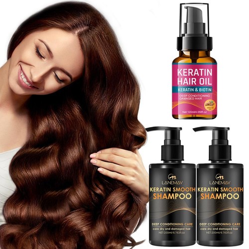 :Fourpc hair care set Strong Conditioner Moisturizing Repair Hair Care Sha - Bild 4 von 12