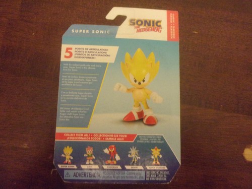 Jakks Sonic the Hedgehog Super Sonic Classic 2.5" Mini Action Figure - New - Picture 2 of 2