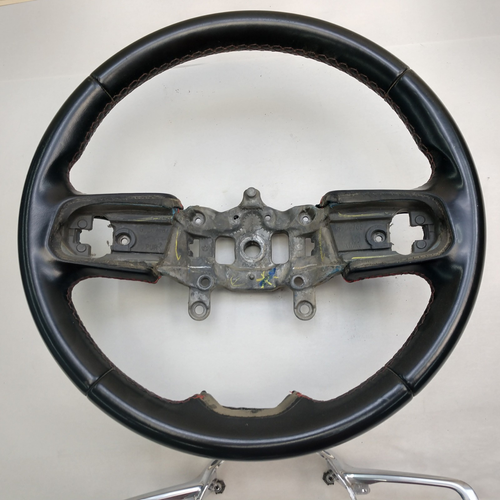 2018-2023 Jeep JL Wrangler Rubicon Leather Red Stitch Steering Wheel OEM - Picture 10 of 13
