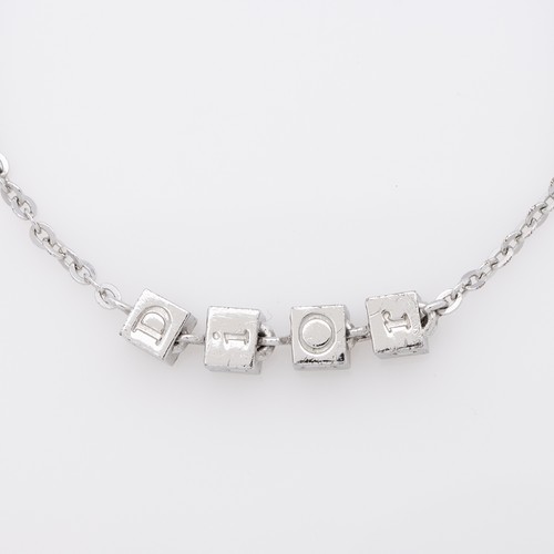 Pulsera Dior Vintage Logo Cubos Charm - Imagen 3 de 3