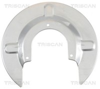 Hinterachse Triscan 8125 29236 Spritzblech, Bremsscheibe FüR VW