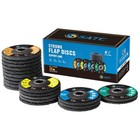 Versatile Flap Discs Set - 20PCS 4 1/2 for Angle Grinder with Multiple Grits