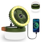 Solar Camping Fan Rechargeable Camping Light, Folding Portable Solar Outdoor ...