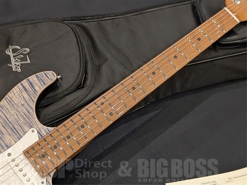 Suhr Standard Plus / Trans Blue Denim / Roasted Maple New Electric Guitar - Picture 6 of 10