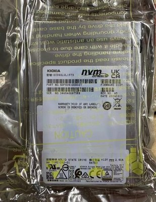 KIOXIA CD6 15.36TB 2.5'' SSD NVME PCIe KCD6XLUL15T3  Solid State Drive 98% Health