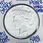 1928 S SILVER PEACE DOLLAR AUTHENTIC HI GRADE U.S. MINT COIN RARE KEY DATE 5931