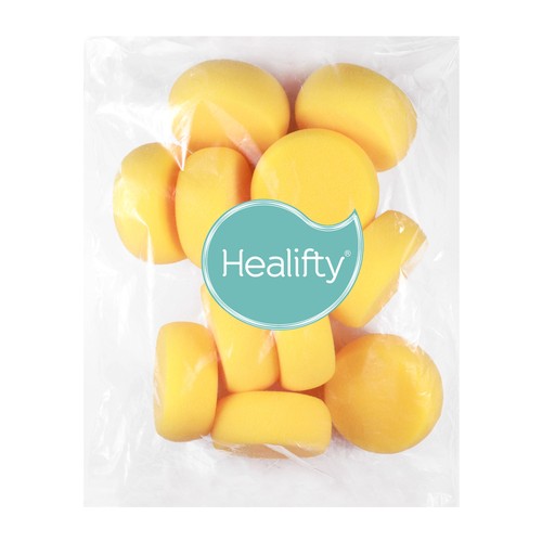 Makeup Sponges Cleaning Yellow Round Pouncers for Painting Artist Watercolor - Picture 5 of 10