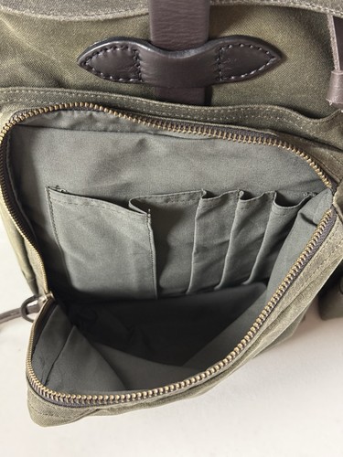 FILSON 24 HORAS HOJALATA TELA MALETÍN NUTRIA VERDE NUEVO CON ETIQUETAS - Imagen 19 de 22