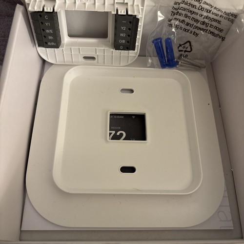 Vine Thermostat TJ-550 / Home Use W Touchscreen Color Display, WiFi Smart White - Picture 7 of 8