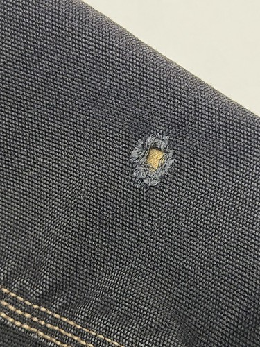 Carhartt FR Flame Resistant Shirt Jacket Men XL 100432 001 Lined Black Worn - Picture 18 of 18