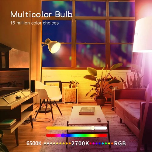 Smart LED Light Bulbs Bluetooth/Wifi LED Lamp Smart Life APP Voice Control New - Bild 2 von 15