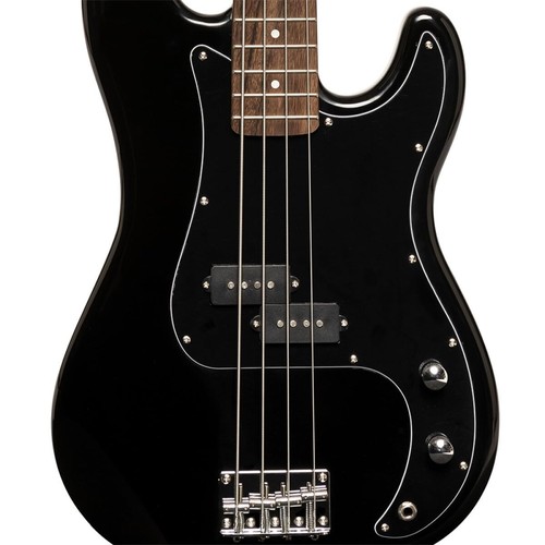 4 String Bass Guitar, Right, Black, Full (SBP-30 BLK) - Picture 3 of 5