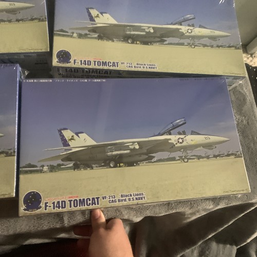 SELLADO de fábrica Fujimi F-14D Tomcat VF-213 Black Lions CAG Bird Model Kit - Imagen 5 de 14