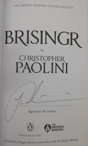 Christopher Paolini THE INHERITANCE CYCLE Signed Complete Set Broken Binding - Picture 12 of 15
