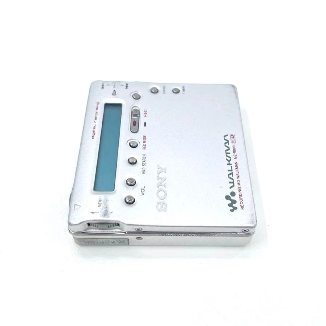 MiniDisc Walkman SHARP MT877 Bleu - Pour Pièces Détachées / Ne Fonctionne Pas - Année 2000