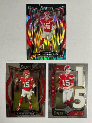 2024 Select Patrick Mahomes Black & Green Shock Color Match #33 & BONUS!! READ