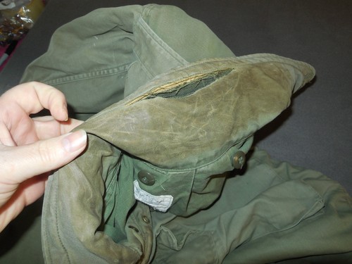 DC6 Vintage Army M-65 OG 107 Cold Weather Field Jacket Men's Medium Short - Picture 7 of 8