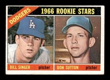 1966 Topps #288 Don Sutton/Bill Singer Rookie Stars VG X3468599