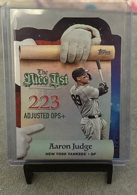 2025 Topps Holiday Aaron Judge The Nice List 223 OPS Yankees | eBay