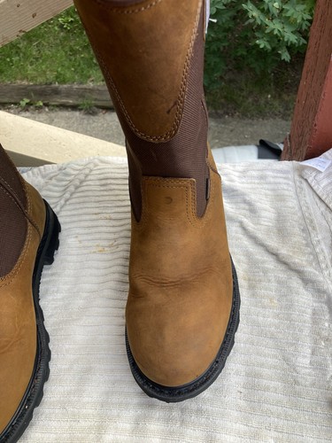 Carhartt Work Boots CWP1150 Wellington Women's 10" Size 9 M Pull ON Waterproof!! - Picture 5 of 20