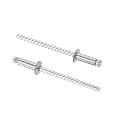 Blind rivets, 304 stainless steel tear rivets core 3.2mm x 9mm, 100pcs
