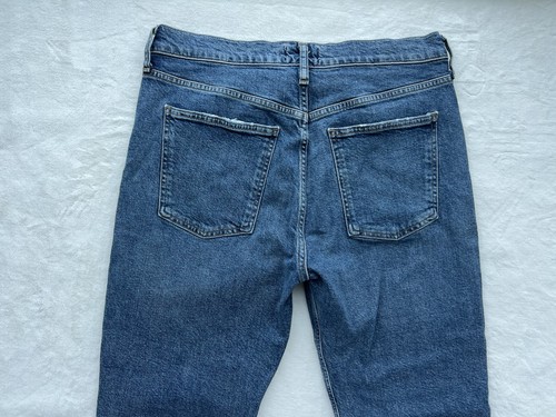 AGOLDE Merrel Mid Rise Slim Straight Jeans Medium Wash Blau Größe 30 - Bild 8 von 12