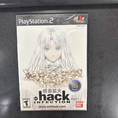 .hack INFECTION (Sony PlayStation 2, 2003) (DVD AND TESTED, NO MANUAL)