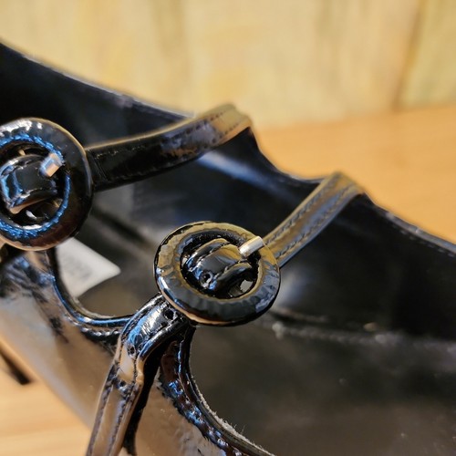 NEW Steve Madden Scottie Mary Jane Ankle Strap Pump in Black Size 8 - Classic - Picture 6 of 12